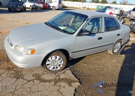 2000 Toyota Corolla Ce из США, поврежденный, VIN 1NXBR12E9YZ367282